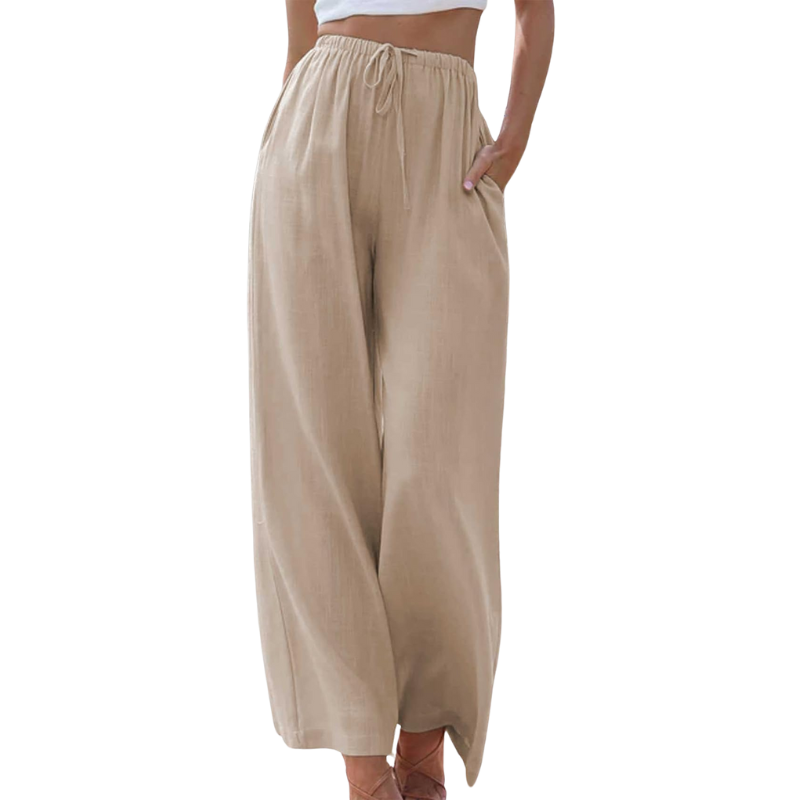 Adelune | Elegante broek van katoen en linnen