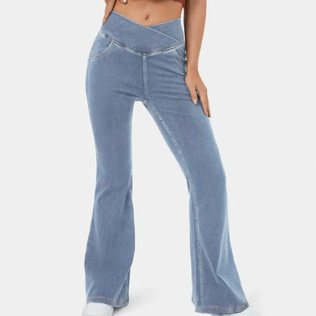 Serena™  | High-waist flared jeans