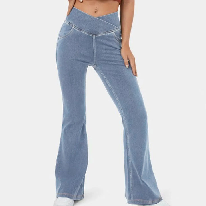 Serena™  | High-waist flared jeans