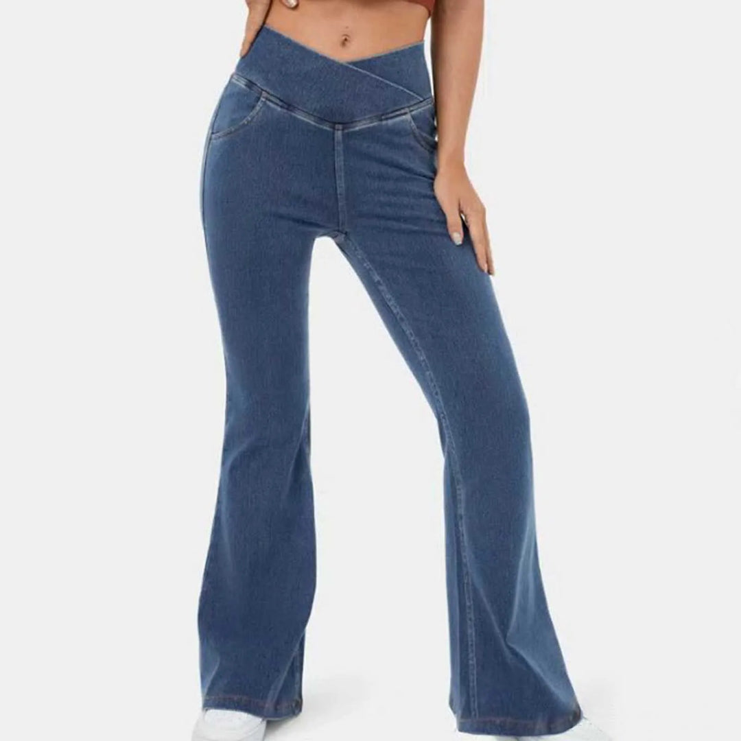 Serena™  | High-waist flared jeans